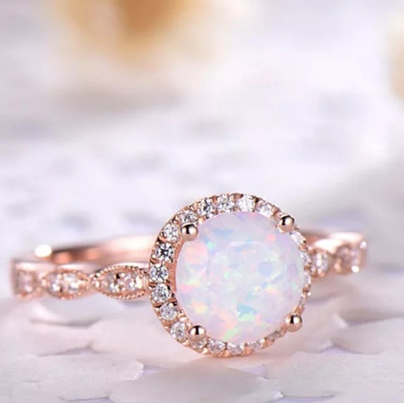 Jewelry - 4 for $25! Opalescent rose gold ring